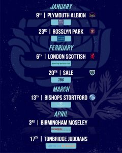 26-27 Matchday Sponsors - 2027 Fixtures
